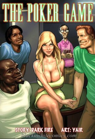 BlackNWhiteComics - Poker Game with Busty Blonde